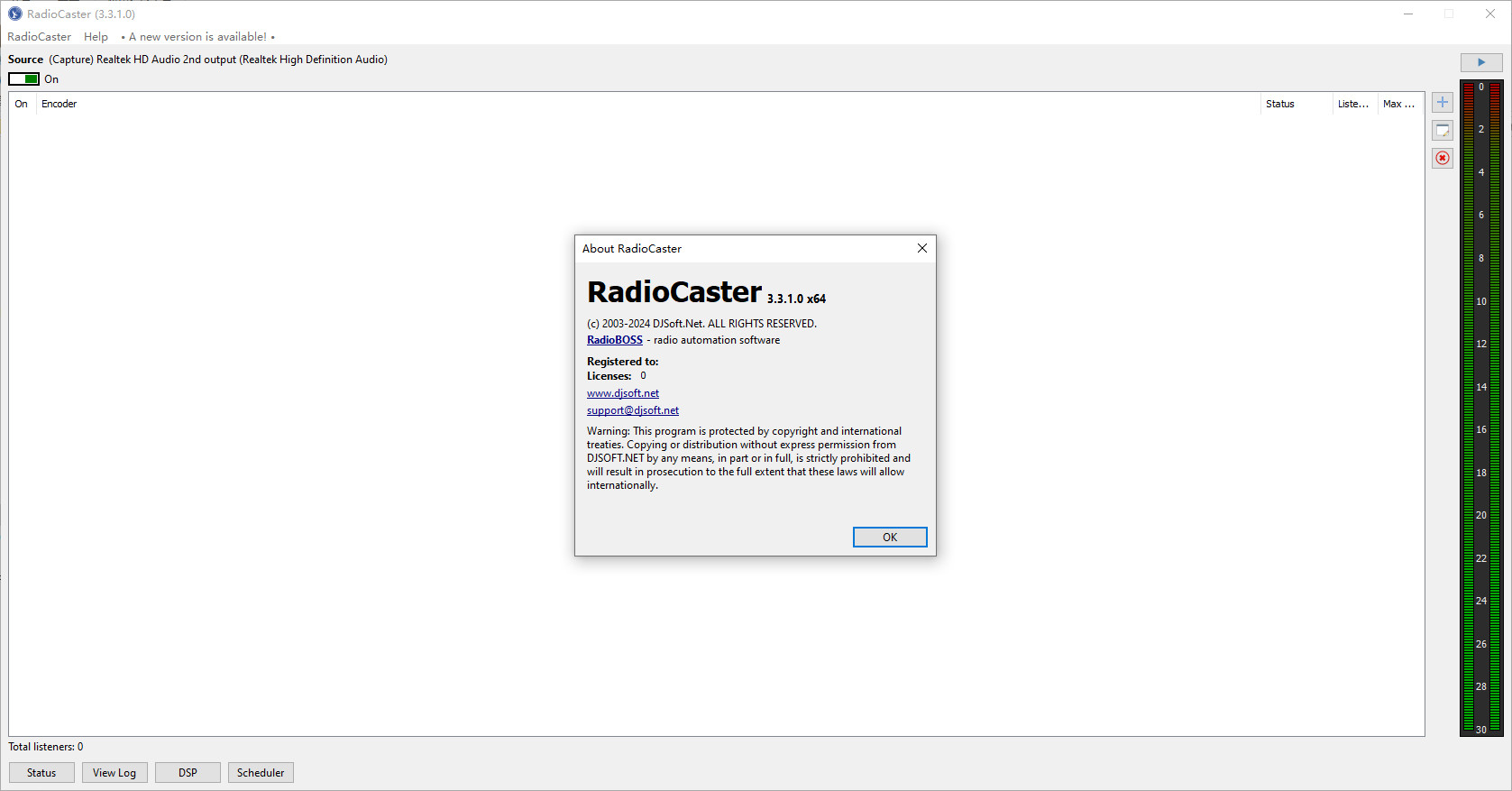 RadioCaster(广播软件)v3.3.1 英文特别版